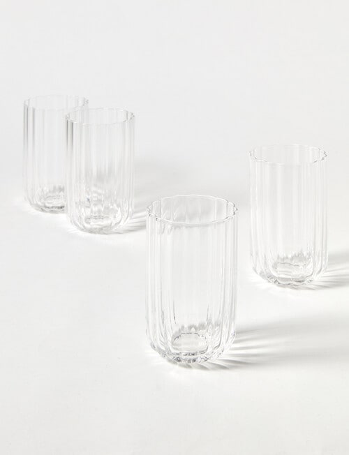 Salt&Pepper Leif Highball, 450ml, Set of 4, Clear product photo View 03 L