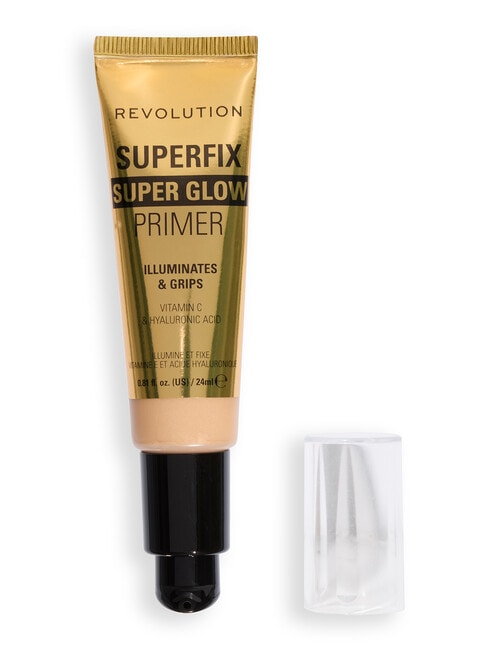 Makeup Revolution Superfix Grip Superglow Primer, Gold, 150ml product photo View 02 L
