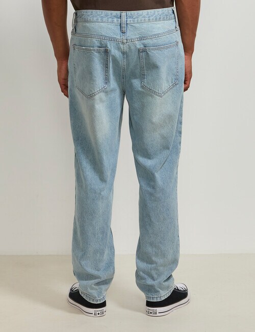 AIR SPACE Relax Denim Jean, Light Blue product photo View 02 L