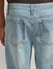 AIR SPACE Relax Denim Jean, Light Blue product photo View 07 S