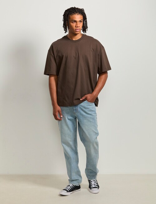 AIR SPACE Relax Denim Jean, Light Blue product photo View 09 L
