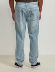 AIR SPACE Relax Denim Jean, Light Blue product photo View 02 S