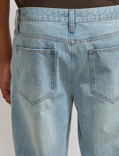 AIR SPACE Relax Denim Jean, Light Blue product photo View 07 L