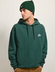 AIR SPACE Oversize Embroidered Hoodie, Green product photo View 02 S