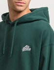 AIR SPACE Oversize Embroidered Hoodie, Green product photo View 06 S