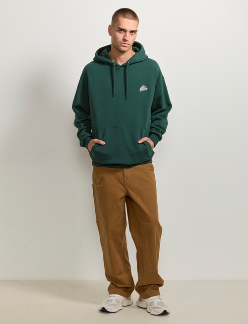 AIR SPACE Oversize Embroidered Hoodie, Green product photo View 07 L