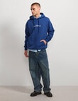 AIR SPACE Back Story Oversize Hoodie, Blue product photo