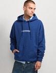 AIR SPACE Back Story Oversize Hoodie, Blue product photo View 02 S