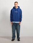 AIR SPACE Back Story Oversize Hoodie, Blue product photo View 08 S