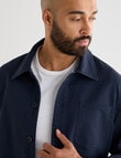 Gasoline Herringbone Painter Jacket, Navy product photo View 04 S