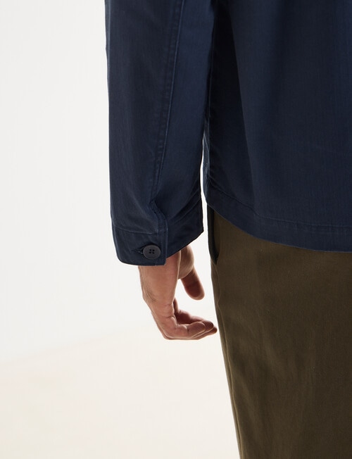 Gasoline Herringbone Painter Jacket, Navy product photo View 06 L