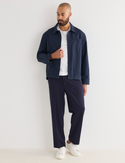 Gasoline Herringbone Painter Jacket, Navy product photo View 07 L