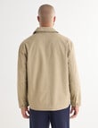 Gasoline Herringbone Painter Jacket, Tan product photo View 02 S