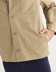 Gasoline Herringbone Painter Jacket, Tan product photo View 05 S