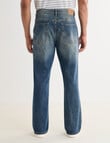 Gasoline Straight Leg Jean, Blast Blue product photo View 02 S