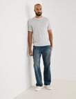 Gasoline Straight Leg Jean, Blast Blue product photo View 03 S