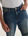 Gasoline Straight Leg Jean, Blast Blue product photo View 04 S