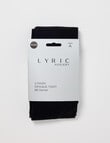 Lyric Opaque Tight, 80 Denier, 2-Pack, Black product photo View 02 S
