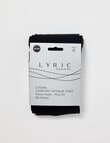 Lyric Comfort Top Opaque Tight, 80 Denier, 2-Pack, Black product photo View 02 S