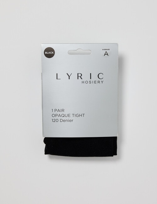 Lyric Opaque Tight, 120 Denier, Black product photo View 02 L