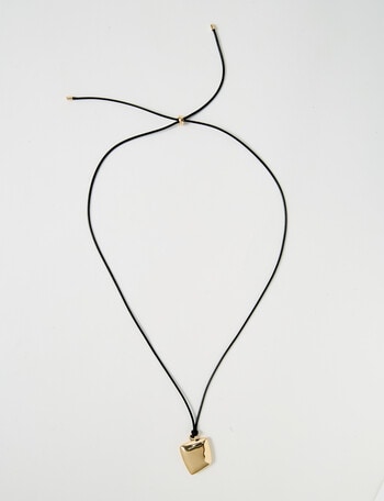 Whistle Geometric Pendant Necklace, Gold Tone product photo