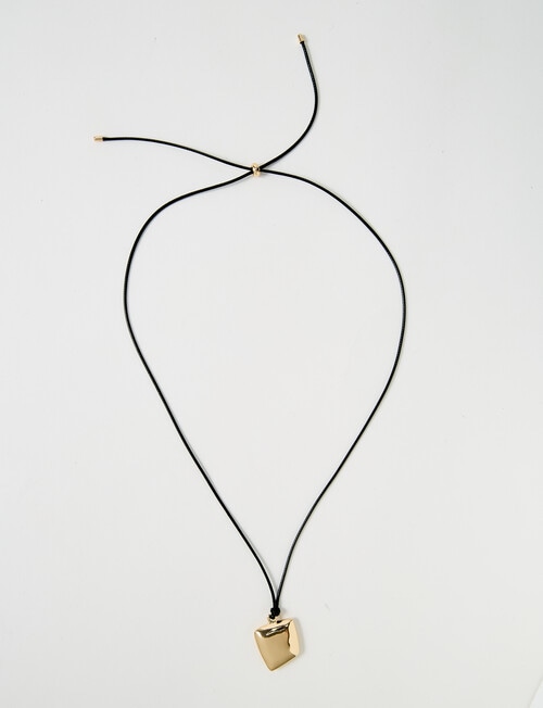 Whistle Geometric Pendant Necklace, Gold Tone product photo