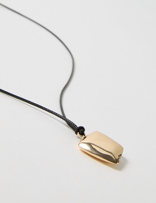 Whistle Geometric Pendant Necklace, Gold Tone product photo View 02 L