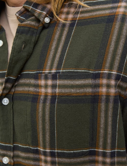 Jack & Jones Classic Flannel Check Shirt, Rosin product photo View 05 L