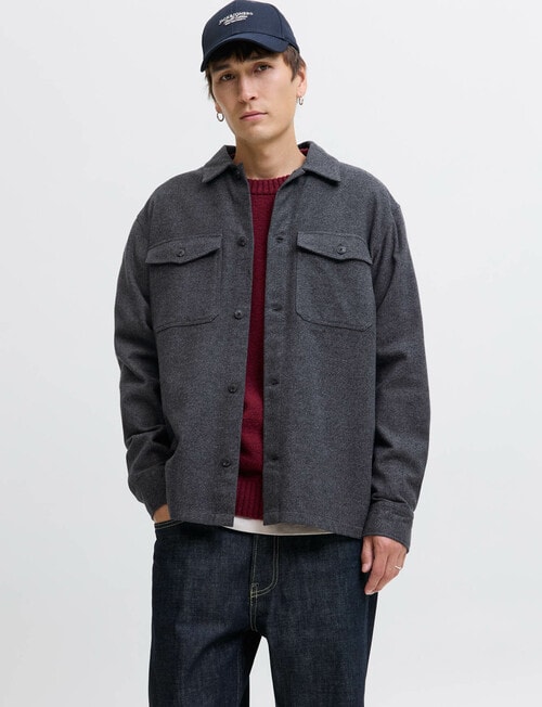 Jack & Jones Perfect Overshirt, Dark Grey product photo
