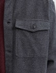 Jack & Jones Perfect Overshirt, Dark Grey product photo View 04 S