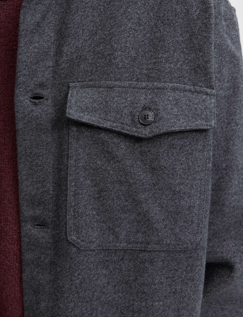 Jack & Jones Perfect Overshirt, Dark Grey product photo View 04 L