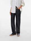 Vero Moda Tessa Wide PU Pants, Black product photo