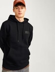 Jack & Jones Sweatshirt Corp Logo Hoodie, Black product photo View 04 S
