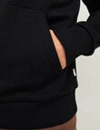Jack & Jones Sweatshirt Corp Logo Hoodie, Black product photo View 05 S