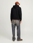 Jack & Jones Sweatshirt Corp Logo Hoodie, Black product photo View 07 S
