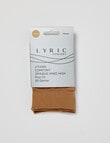 Lyric Comfort Opaque Knee-High Tight, 50 Denier, 2-Pack, Sand product photo
