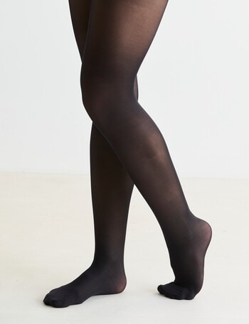 Lyric Opaque Tight, 50 Denier, 2-Pack, Black product photo