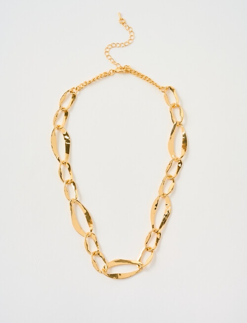 Whistle Chunky Chain Necklace, Gold Tone product photo