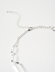 Whistle Chunky Chain Necklace, Silver Tone product photo View 03 S