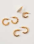 Whistle Twist Trio Set, Gold Tone product photo