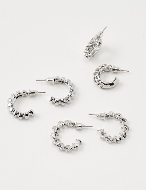 Whistle Twist Trio Set, Silver Tone product photo