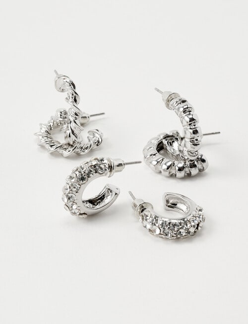 Whistle Twist Trio Set, Silver Tone product photo View 03 L