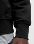 Jack & Jones Quarter Zip Sweatshirt, Black product photo View 05 S