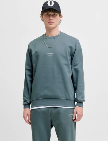 Jack & Jones Soho Crew Sweatshirt, Stormy Weather product photo