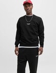 Jack & Jones Soho Crew Sweatshirt, Black product photo
