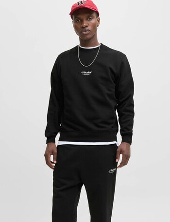 Jack & Jones Soho Crew Sweatshirt, Black product photo