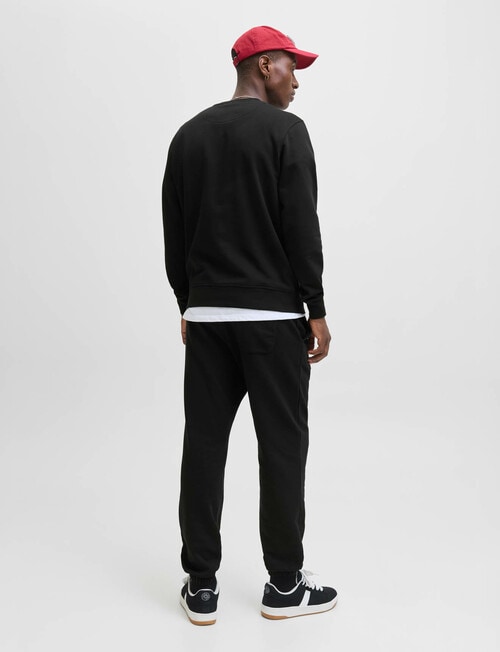 Jack & Jones Soho Crew Sweatshirt, Black product photo View 06 L