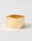 Whistle Wide Bracelet, Gold Tone product photo