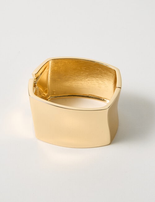 Whistle Wide Bracelet, Gold Tone product photo View 02 L