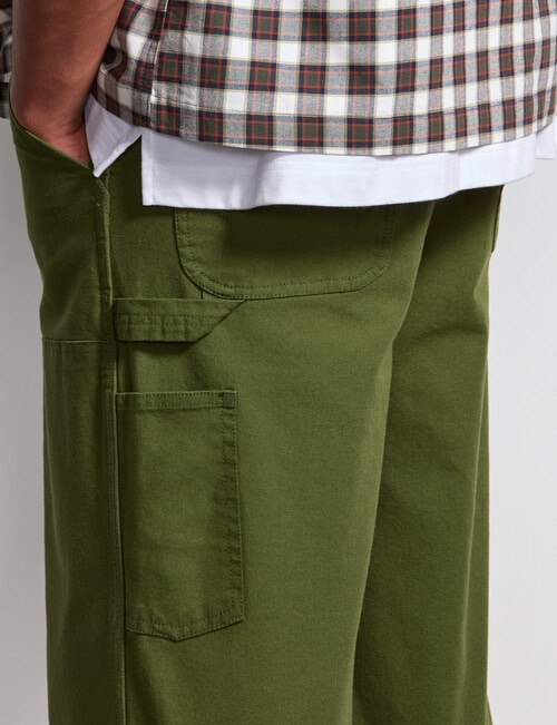 AIR SPACE Carpenter Pant, Green product photo View 08 L